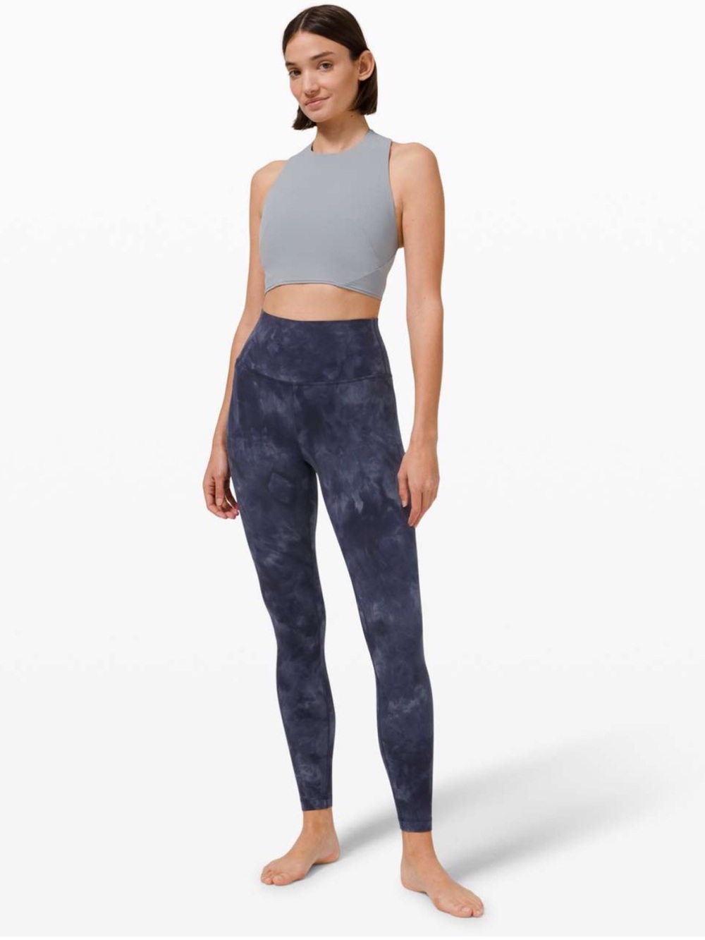 Lululemon Align Pant 28" Diamond Dye Asphalt Grey True Navy